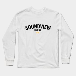 New York Bronx - New York Bronx Schriftzug - Bronx Logo - Soundview NYC Long Sleeve T-Shirt